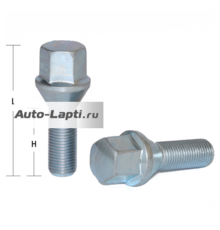 Болт M12x1,25 (52/ 28) hex17 конус цинк S-966-06