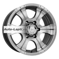 K&K 8x16/6x139,7 ET0 D111,6 Байконур (КС465) Дарк платинум