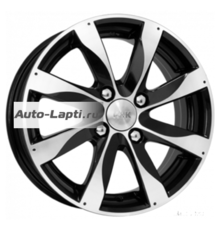K&K 6x15/4x100 ET48 D54,1 Джемини-оригинал (КС617) Алмаз черный