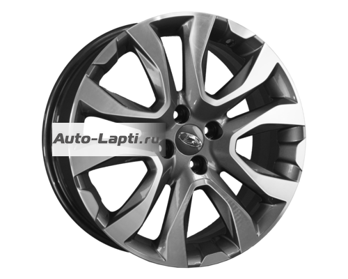 K&K 7x17/4x100 ET43 D60,15 Протон (X-Ray Cross) (КС769) Алмаз антрацит (78236)