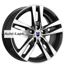 K&K 6,5x16/5x112 ET46 D57,1 Rassvet-оригинал (КС868) Алмаз черный SK