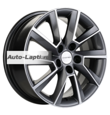 Khomen Wheels 6x16/5x105 ET39 D56,6 KHW1604 (Aveo) Gray-FP