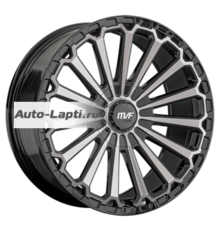 LS FlowForming 9x20/6x139,7 ET25 D100,1 RC80 BKF (конус, Колпак+лого)