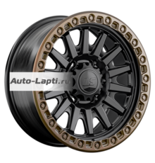 LS FlowForming 9x17/5x150 ET25 D110,1 RC90 BKS+BZSDSL (конус, Колпак+лого)