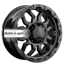 LS 8x17/5x150 ET45 D110,1 1285 BK (конус, Колпак+лого)