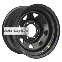 Off-Road Wheels 8x16/6x139,7 ET0 D110 Тойота Ниссан черный (треуг. мелкий)