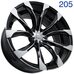 Sakura Wheels R9546-205 10xR22/5x130 D84.1 ET0