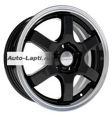 Скад 6x15/4x100 ET48 D54,1 Киото (КЛ249) Антрацит-алмаз